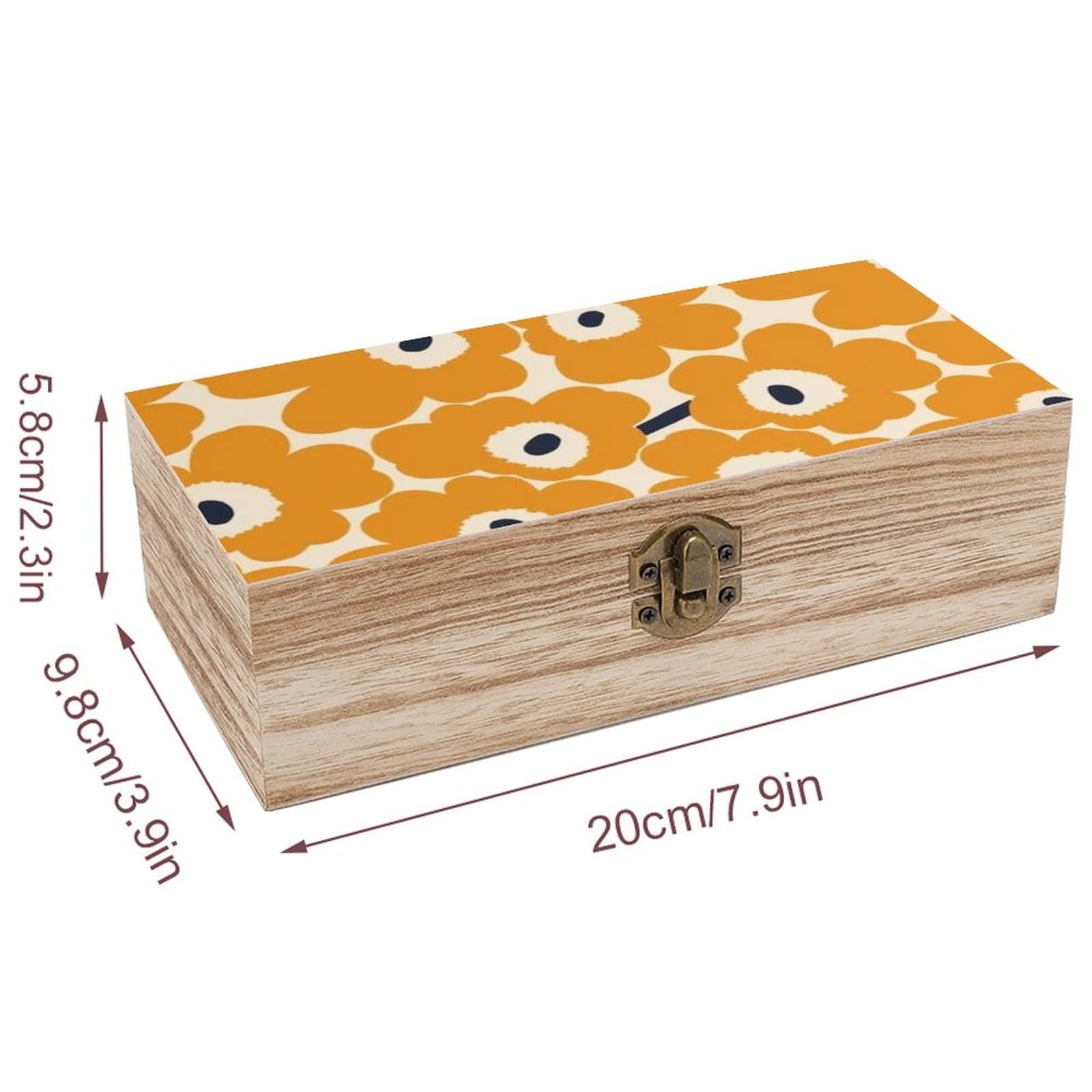 Amazon｜花柄 シンプル 木製 収納ケース 小物入れ 木箱 文具 記念品